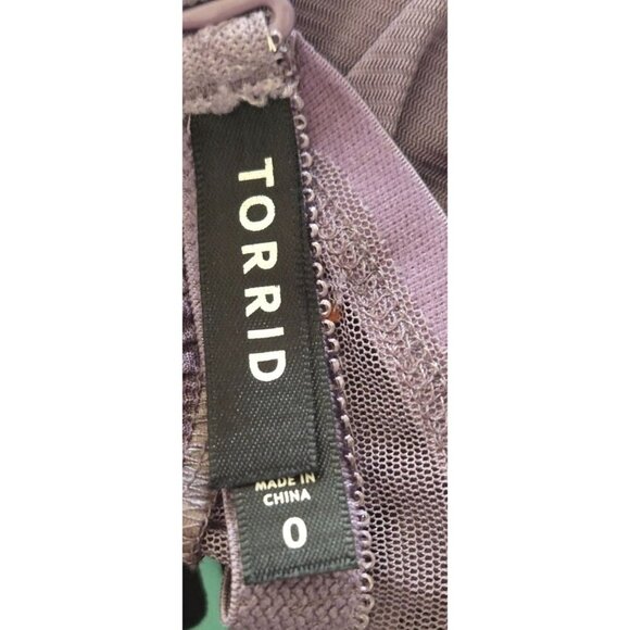 Torrid Nightgown lace top open back Babydoll Lingerie Size 0X - Picture 6 of 7